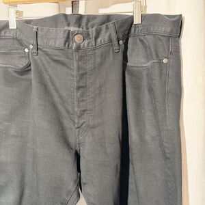 John Elliott Black Distressed Slim Fit Mens Jeans 38 Button Fly Japan Luxury